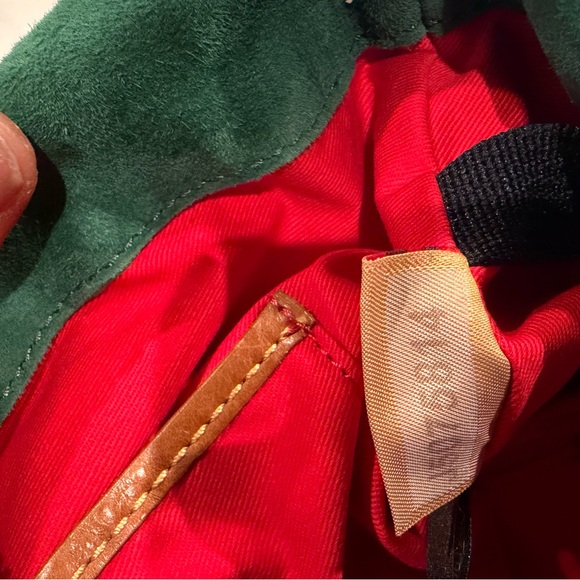 Rare Vintage Dooney & Bourke Red and Brown Satchel - Picture 8 of 14